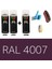 2 Adet Sprey + 1 Adet Vernik Morumsu Mor RAL-4007 Sprey Boya Seti 400 Ml+Zımpara+Kağıtbant+Eldiven 1