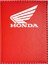 Honda Motor Logolu Kırmızı Ruhsat Kabı 1