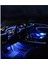 Araç Içi App Kontrollü Rgb Atmosfer Ambiyans Led Neon Lamba 5 Parça 6 Metre 4