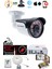 1 Kameralı Set - 5mp Sony Seculensli 1080P Full Hd Ahd 6 Atom Led Gece Görüşlü IP66 Plastik Kasa 2