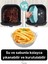 Isıya Dayanıklı Esnek Yıkanılabilir Yapışmaz Silikon Fırın ve Airfryer Yuvarlak Model Pişirme Matı 2