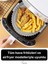 Isıya Dayanıklı Esnek Yıkanılabilir Yapışmaz Silikon Fırın ve Airfryer Yuvarlak Model Pişirme Matı 3