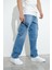 Fierello Kargo Cepli Bol Kesim Baggy Fit Kot Pantolon Jeans 3