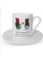 Beyaz Türk Kahvesi Fincanı, şık tasarım, 1 kişilik, 150 ml, kaliteli seramik 1