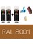 2 Adet Sprey + 1 Adet Vernik Koyu Sarı RAL-8001 Sprey Boya Seti 400 Ml+Zımpara+Kağıtbant+Eldiven 1