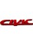 Arma Arka Honda Civic 96-00 Yazı Kırmızı 12.5cm 1