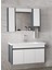 Estella 100 cm Mdf-Aynalı Seramik Lavabolu Banyo Dolabı Takımı Seti**hazır Kurulu 1