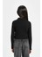 Kız Çocuk Cropped Fit Polo Yaka Basic Düz Fitilli Kaşkorse Uzun Kollu Tişört D3367A824AU 4