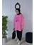 Pamuklu Önü Pullu Spor Tesettür Sweat Tunik 4