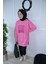 Pamuklu Önü Pullu Spor Tesettür Sweat Tunik 5