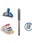 5'li Islak Mop Seti, Metal Sap, Beyaz, Temizlik Kolaylığı İçin Idealdir 1