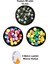 90 Adet 10 mm Polimer Kil Fimo Boncuk Takı Bileklik + 5 Metre Misina Hediye - Yin Yang - Yin Yang - Limon 1