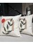 Pratic Home Design Punch Nakışlı Keten Pamuklu Kumaş 2 Adet Kırlent Kılıfı 1