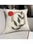 Pratic Home Design Punch Nakışlı Keten Pamuklu Kumaş 2 Adet Kırlent Kılıfı 3