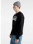 Siyah Erkek Bisiklet Yaka Normal Kalıp Sweatshirt VN000JSFY281-VANS Classıc Iıı Crew 4