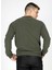Bisiklet Yaka Haki Erkek Sweatshırt 251 Lcm 241041 Newdıagonal Haki 4