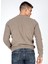 Bisiklet Yaka Koyu Bej Erkek Sweatshırt 251 Lcm 241041 Newdıagonal K. Bej 5