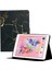 Desen Baskı Deri iPad 10.2 (2019 2020 2021) Folio Smart Kart Tutuculu Stand Mermer Tablet Kılıfı (Yurt Dışından) 1