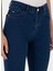 Normal Bel Normal Paça Toothpick Koyu İndigo Kadın Denim Pantolon RC-ISSY24K-K 5