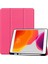 Çok Fonksiyonlu Üç Katlı Stand Deri Akıllı iPad 10.2 (2019 2020 2021) Kalem Yuvalı Tam Koruma Rose Tablet Kılıfı (Yurt Dışından) 1