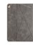 Geometrik Desenli Standlı Deri iPad 10.2 (2019 2020 2021) GRI Tablet Kılıfı (Yurt Dışından) 3