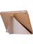 Ipek Stil Akıllı Origami Standı Deri iPad 10.2 (2019 2020 2021) GOLD Tablet Kılıfı (Yurt Dışından) 5