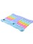 Fidget Pop Oyuncaklar Itin It Yumuşak Silikon Koruyucu iPad Mini (2021) Katlanabilir Tekme Standlı Tablet Kılıfı (Yurt Dışından) 5