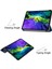 Sağlam Üç Katlı Stand Standı Pu Deri Akıllı iPad Pro 11 Inç (2022 2021 2020 2018) Tablet Kılıfı (Yurt Dışından) 5