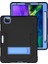 Izgara Dokusu Tpu Pc Silikon Combo iPad Pro 12.9 (2022 2021 2020) Standlı Tablet Kılıfı (Yurt Dışından) 5