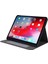 Kumaş Doku Kart Yuvası iPad Pro 12.9 (2022 2021 2020 2018) Deri Standı Tablet Kılıfı (Yurt Dışından) 2