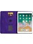 iPad Air 2 Düşmeyi Önleyici Deri Çiçek Desenli Baskılı Kart Tutuculu Stand Tablet Kılıfı (Yurt Dışından) 3