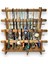 Ceren Wooden Ahşap El Yapımı Takı Kolye Yüzük Saat Standı Rafı Handmade Organizer Portatif 5