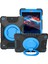 iPad 10.2 (2019 2020 2021) 360 Derece Dönebilen Stand Tamı Pc Silikon Hibrit ve Omuz Askısı Tablet Kılıfı (Yurt Dışından) 2