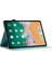 iPad 10.2 (2019 2020 2021) Pu Deri Desenli Akıllı Koruyucu Mermer Tablet Kılıfı (Yurt Dışından) 2