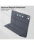 iPad Pro 11 Pu Deri Üç Katlı Stand Manyetik Kömür Tablet Kılıfı (Yurt Dışından) 3