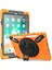 360° Dönebilen Ayaklı Pc iPad 9 7 Inç (2018) Kullanışlı Kayışlı Silikon Combo Turuncu Tablet Kılıfı (Yurt Dışından) 1