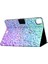 Desenli Baskı Deri Standlı iPad Pro 11 Inç (2021) AIR 11 (2024) GLITTERY Element Tablet Kılıfı (Yurt Dışından) 4
