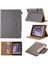 Metal Tokalı Cüzdan Standı Deri Akıllı iPad 10.2 Kalem Yuvası (2019 2020 2021) GRI Tablet Kılıfı (Yurt Dışından) 1