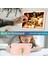 iPad 10.9 (2022) Çift Silikon Pc Şekli Tekme Standı Omuz Askılı Düşmeyi Önleyici Koruyucu Bej Tablet Kılıfı (Yurt Dışından) 3