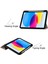 iPad 10.9 (2022) Pu Deri Üç Katlı Stand Otomatik Uyandırma uyku Koruyucu ile Kalem Yuvası Tablet Kılıfı (Yurt Dışından) 3