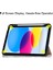 iPad 10.9 (2022) Pu Deri Üç Katlı Stand Otomatik Uyandırma uyku Koruyucu ile Kalem Yuvası Tablet Kılıfı (Yurt Dışından) 4