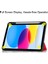 iPad 10.9 (2022) Pu Deri Üç Katlı Stand Otomatik Uyandırma uyku Koruyucu ile Kalem Yuvası Tablet Kılıfı (Yurt Dışından) 4