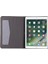 iPad 9 7 Inç (2017 2018) Kumaş Dokusu Deri Koruyucu Kart Yuvası ile Stand Tablet Kılıfı (Yurt Dışından) 2