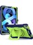 Çift Korumalı Pc ve iPad Pro Döner Tekme Stand Tamlı Silikon 11 Inç Lacivert olivin Tablet Kılıfı (Yurt Dışından) 1
