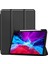 iPad Pro 12.9 (2022 2021 2020 2018) Pu Deri Sağlam Üç Katlı Stand Standı Flip Case (Kalem Yuvalı) Tablet Kılıfı (Yurt Dışından) 1