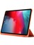 iPad Pro 11 Üç Katlı Stand Cilde Temaslı Pu Deri Otomatik Uyandırma uyku Kalem Yuvası Turuncu Tablet Kılıfı (Yurt Dışından) 3