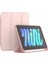 Üç Katlı Stand Otomatik Uyandırma uyku Pu Deri iPad Mini (2021) Kalem Yuvası ile Tablet Kılıfı (Yurt Dışından) 1