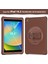 iPad 10.2 (2019 2020 2021) El Kayışı Standı Tpu Pc Silikon Çikolata Rengi Tablet Kılıfı (Yurt Dışından) 2