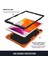 Şekli Tekme Standı Tamı Düz ​​ Pc Silikon iPad 10.2 Omuz Askılı (2019 2020 2021) TURUNCU Tablet Kılıfı (Yurt Dışından) 2