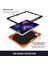 iPad Pro 11 Şekli Tekme Standı Silikon Pc Omuz Askılı Turuncu Tablet Kılıfı (Yurt Dışından) 2